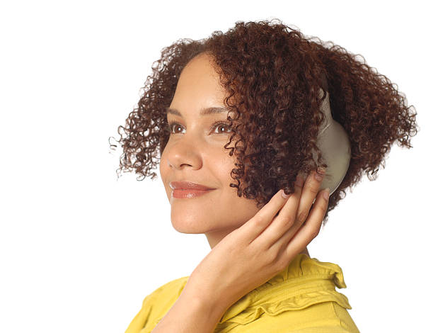 istock Girl with headphones 146914506