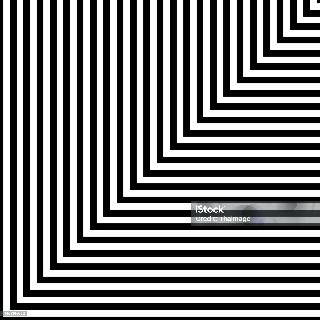 Right Patterns Black And White Right Angle Stripes Fabric Pattern Background Vector ...