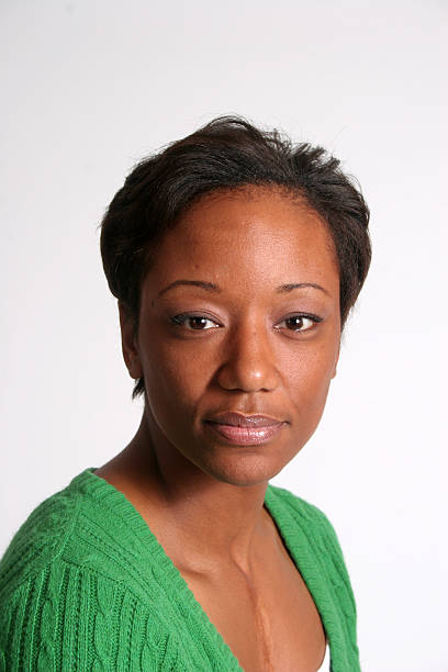 istock Serioius African American woman 146914751