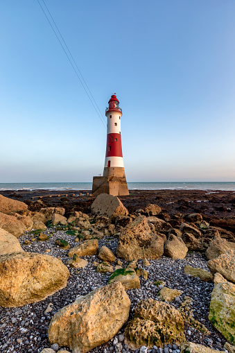 Punta Nariga Lighthouse. Galicia, Spain. in Malpica, GA, Spain