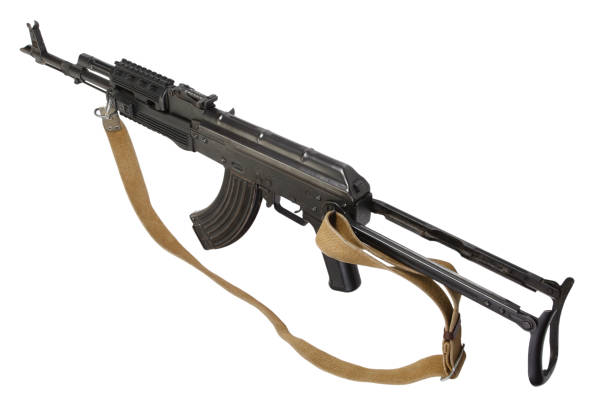 istock Kalashnikov AK47 with folding stock 1469153748