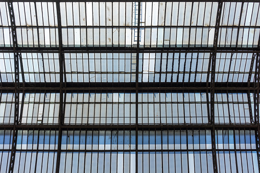 Ornate glass ceiling