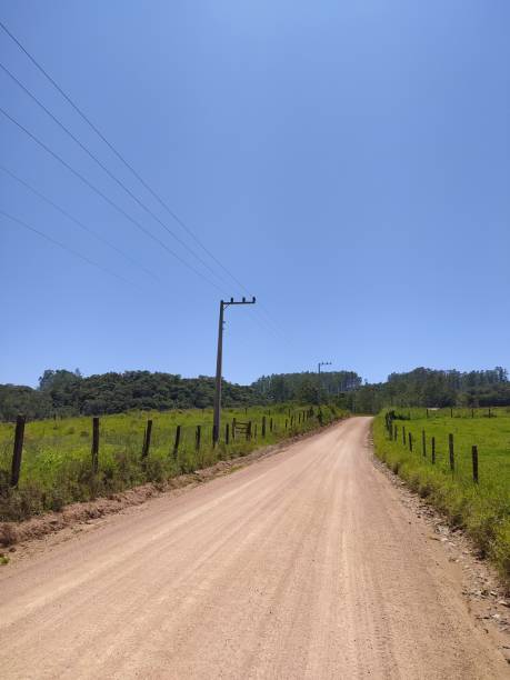 istock Rural landscape in blue sky with few clouds 1469155883