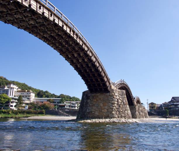 istock Closeup view of Kintai Bridge 1469155901