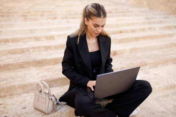 istock Using every moment to advance her career 1469156408