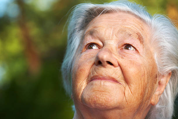 istock Pensive senior woman 146915687