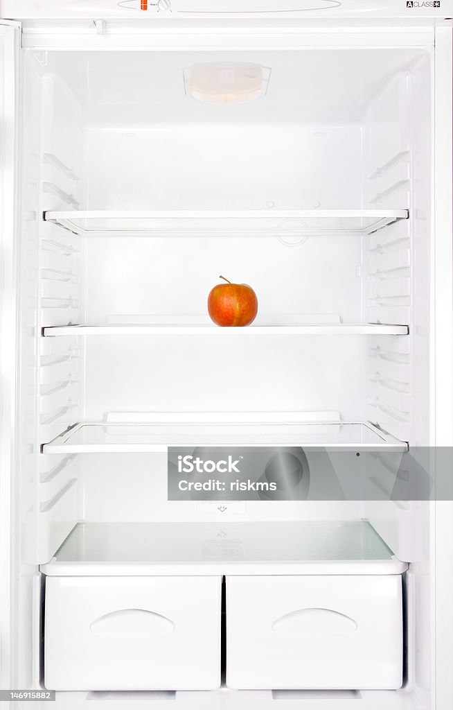 Apfel aus dem Kühlschrank - Lizenzfrei Abgeschiedenheit Stock-Foto