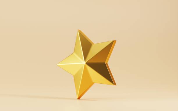 istock Shiny gold star isolated background 1469159362