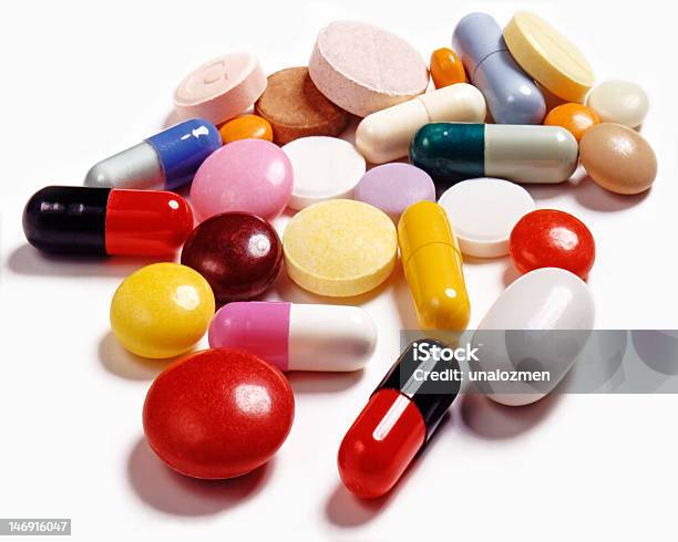 Foto de Comprimido e mais fotos de stock de Antibiotico - Antibiotico, Comprimido, Cápsula