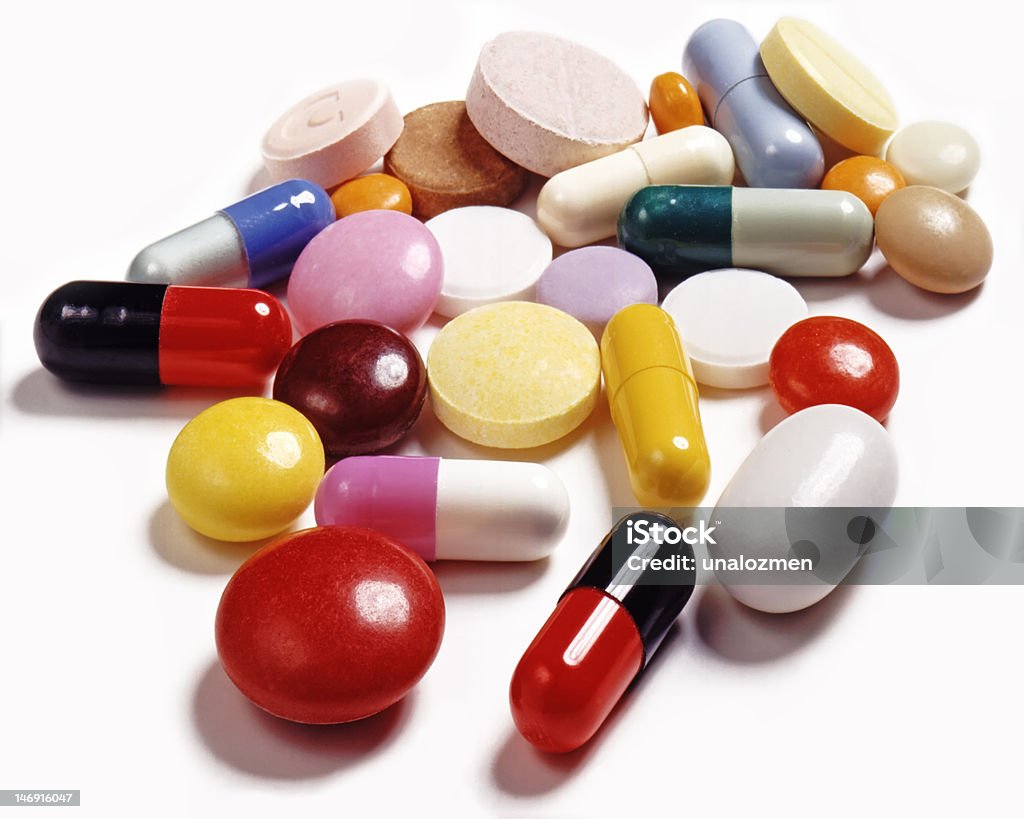 Таблетки - Стоковые фото Антибиотик роялти-фри