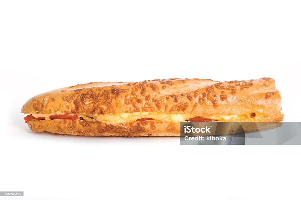 Lange köstliches sandwich - Lizenzfrei Baguette Stock-Foto