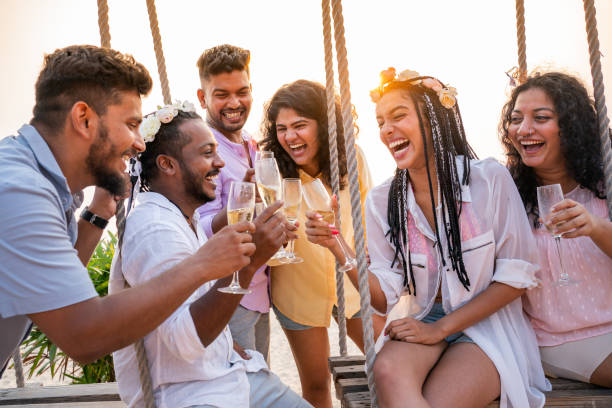 istock Bachelor and Bachelorette Party 1469163982