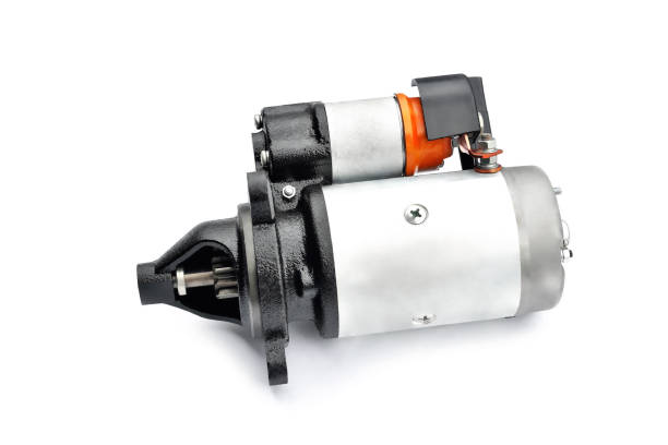 istock Car starter, truck starter on a white background selective focus 1469164987