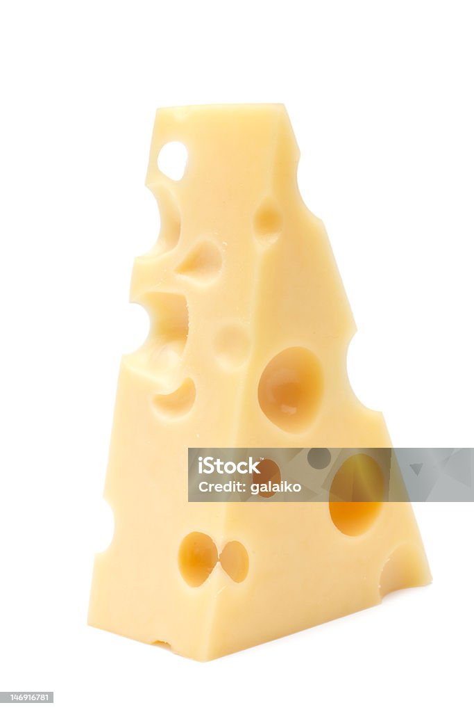 Un poco de queso - Foto de stock de Agujero libre de derechos