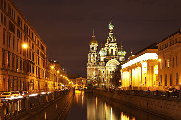 istock Night view of the church 146917253