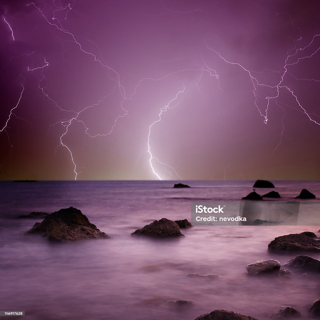 Lightning - Foto de stock de Agua libre de derechos