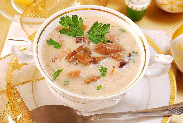 istock mushroom soup with cream for christmas 146917711