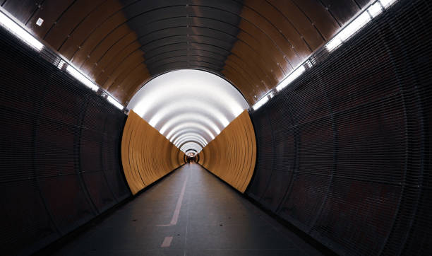 istock A empty futuristisk illuminated looking tunnel in city 1469178736