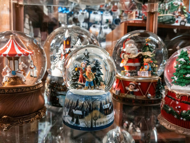 istock Glass balls with Christmas motifs 1469180900