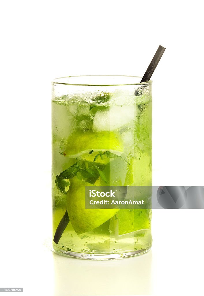 Mojito Mojito cocktail isolated on white background. Mojito Stock Photo