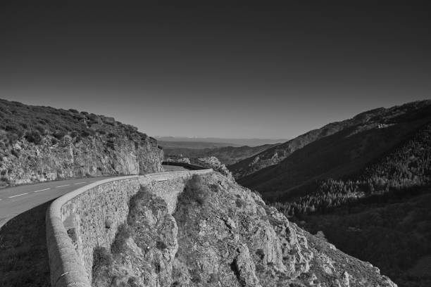 istock Mountain Road Black And White 1469183971