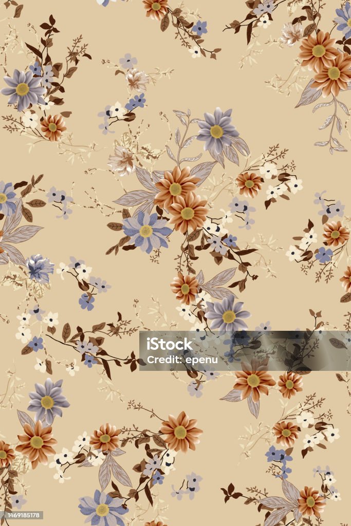 Country Vector Pattern Seamless Pattern Textile In Country Style Design For Fabric Stock ...