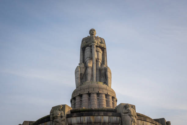 Bismarck Monument at Alter Elbpark created by Hugo Lederer, 1906 - Hamburg, Germany