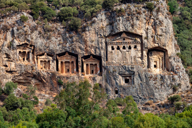 Lycian Tombs Of Caunos, Dalyan, Mugla, Turkey