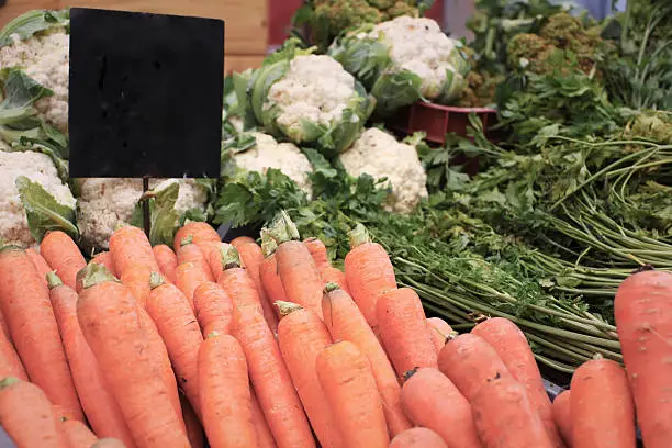 Photo of Carrots on the farmer's market