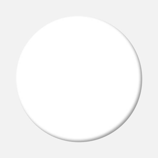 istock circular abstract white background of empty circle design in paper cut style with copy space. ready for template 1469198082