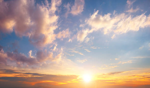 istock Sunset sky as background or morning sunrise sky and clouds. 1469200083