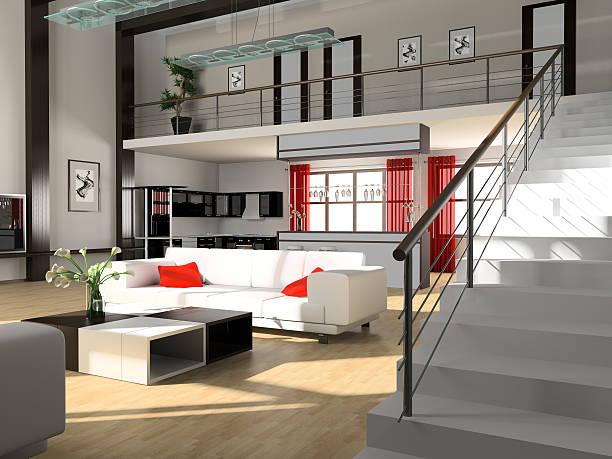 istock Stair in a drawing room 146920285