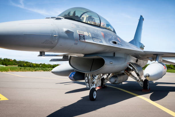 istock Military jet aircraft F-16 1469208568