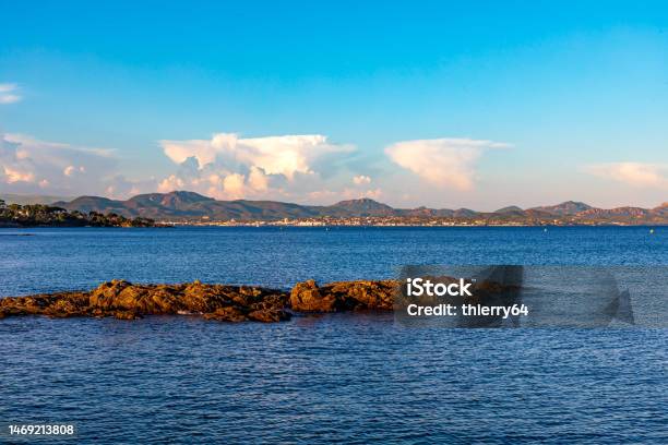 Les Issambres Var French Riviera Stock Photo - Download Image Now - Beach, Corniche de l'Esterel, Bay of Water
