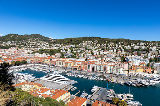 Nice harbour, French Riviera, Alpes-Maritimes, France