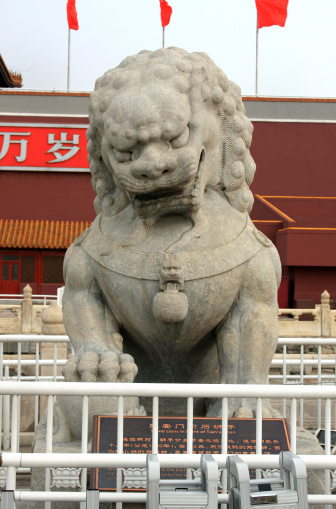 Stone Lion sculpture