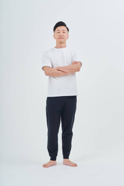 istock Middle-aged man wearing sportswear 1469228513