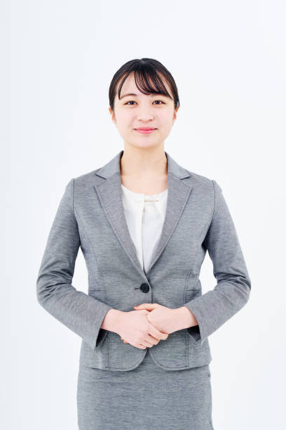 istock A young woman in suit 1469232605