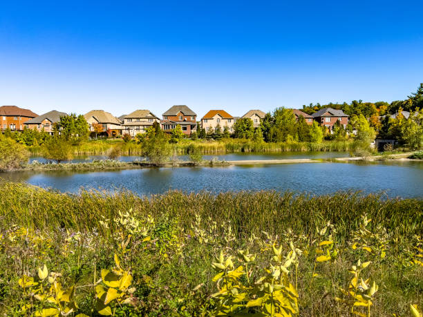 istock Davos Pond at Vellore Village community, Vaughan, Canada 1469232810
