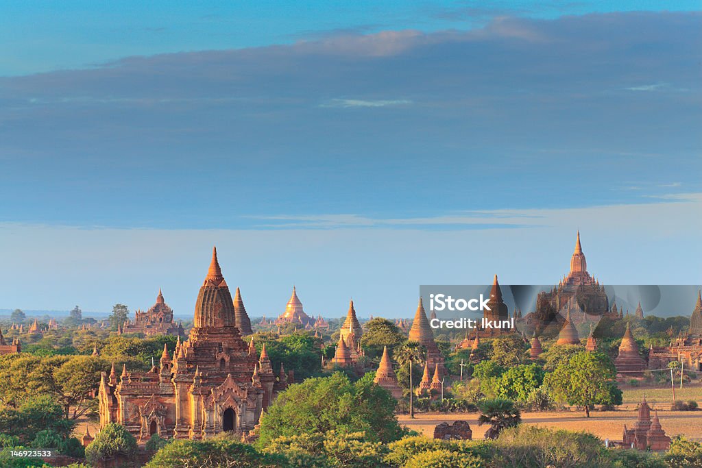 Les Temples de bagan au lever du soleil, Myanmar - Photo de Antique libre de droits