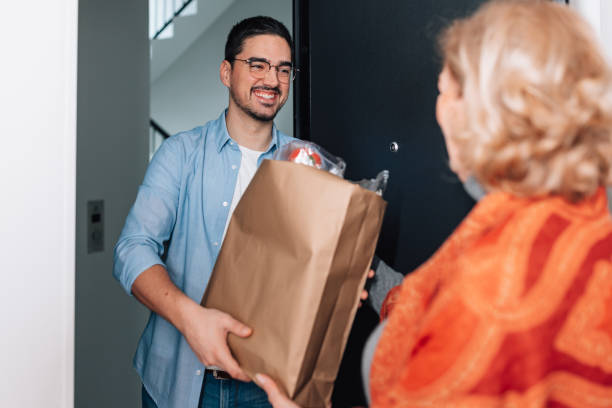 The importance of caring for our neighbors stock photo