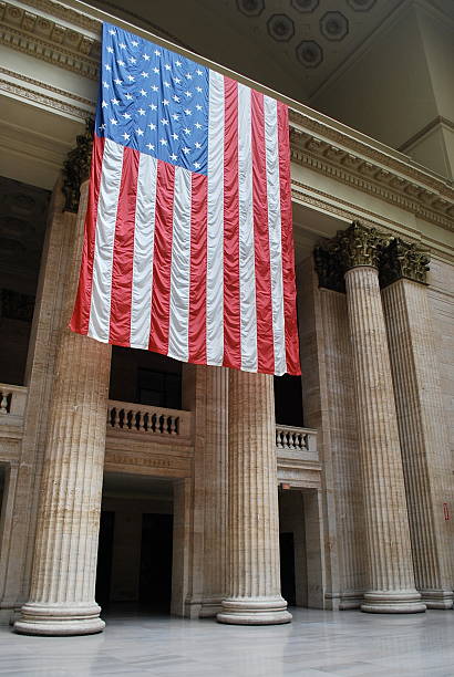 Hanging the Stars and Stripes