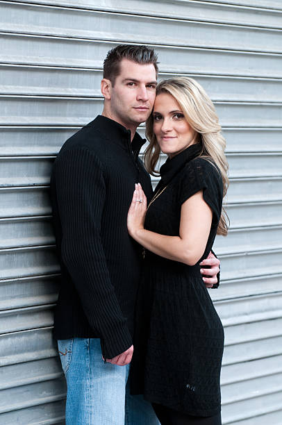 istock Romantic Couple in Urban Setting 146923943