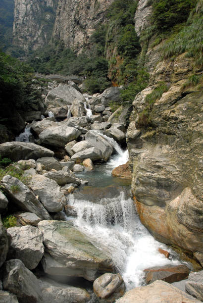 istock Waterfall on Lushan Mountain in Jiangxi Province, China 1469241829