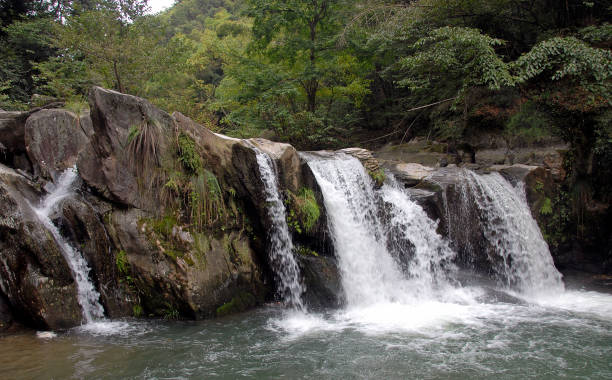 istock Waterfall on Lushan Mountain in Jiangxi Province, China 1469241916