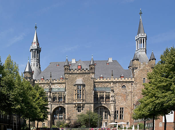istock South facade of Aachen (Aix-la-Chapelle) town hall 146924719