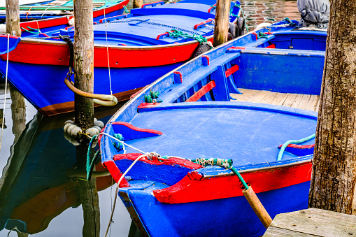 typical small fishing boat in italy - photo