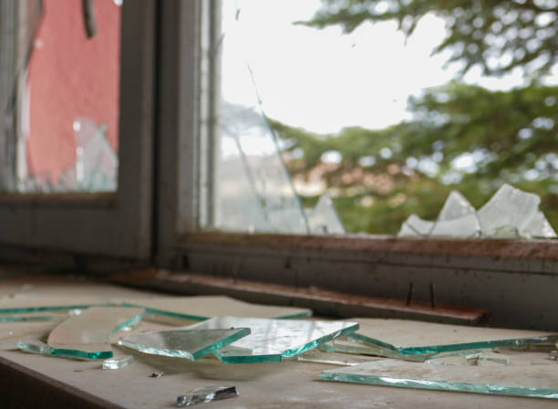istock broken glass of a window,sharp glass shard 1469253245