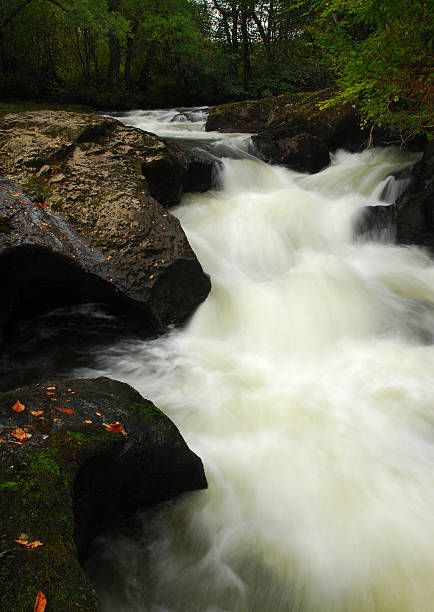 Buchanty Spout, Perth & Kinross, Scotland stock photo