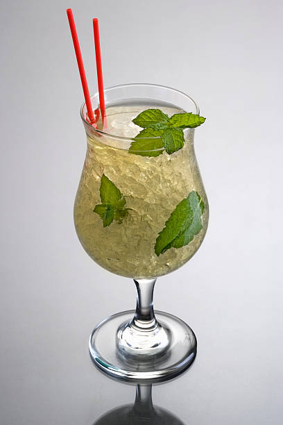 Mint Julep Cocktail stock photo